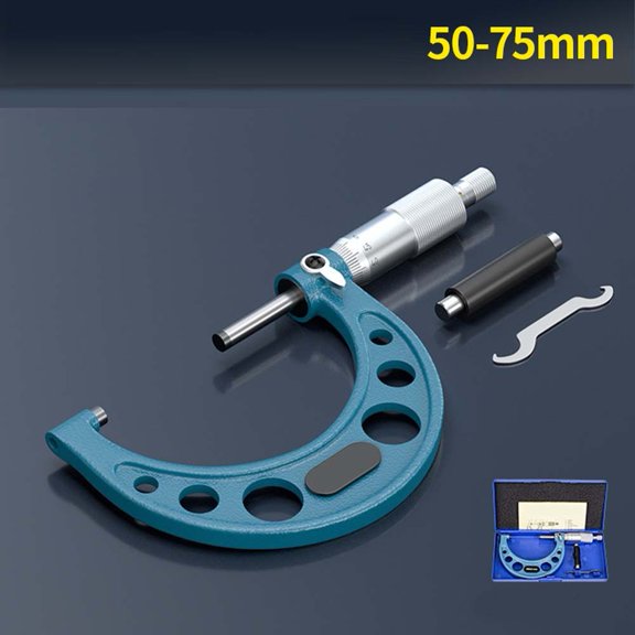 Outside Micrometer Machinist Tool 0.0001in Graduation 0-25mm 25-50mm 75-100mm