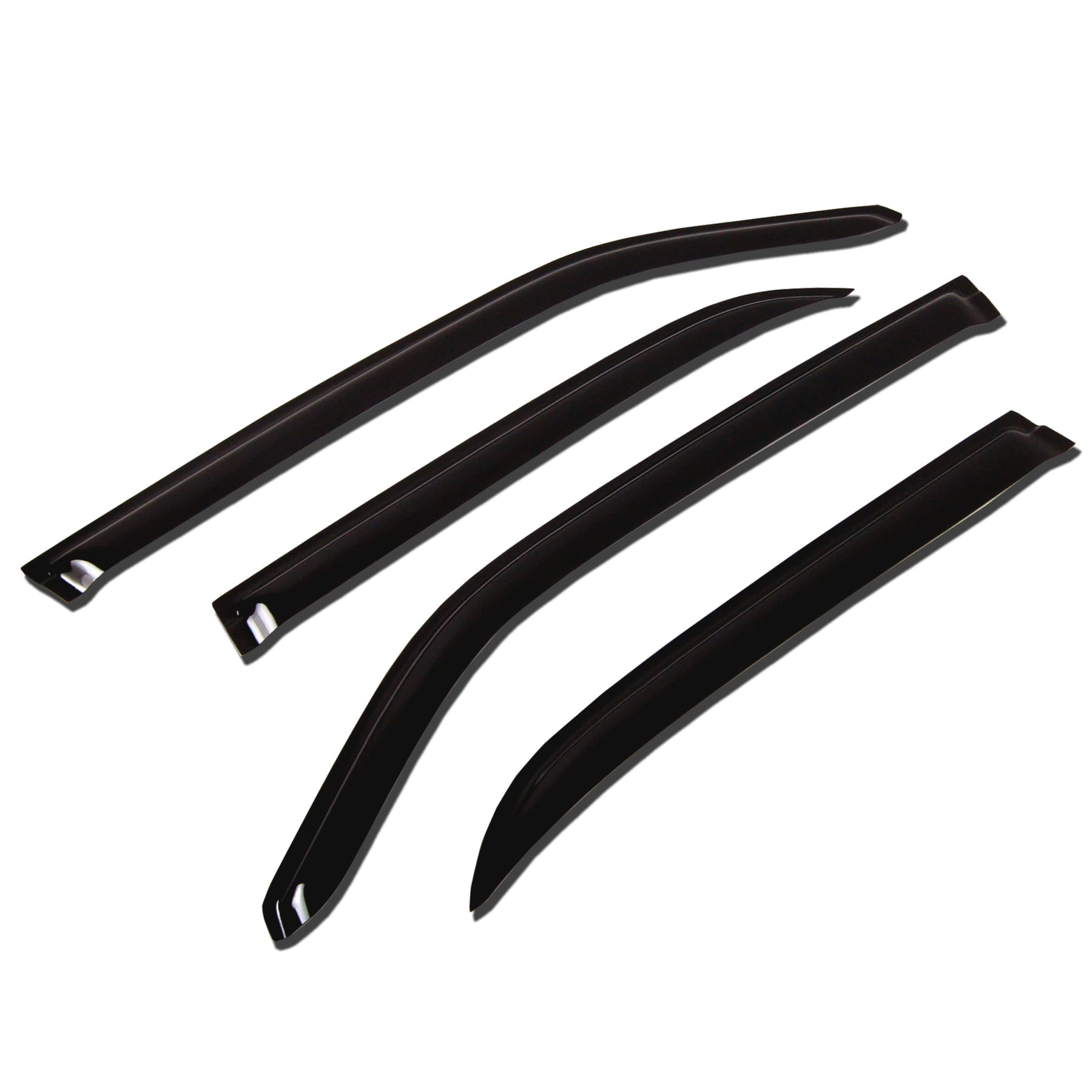 Walmart sales :  Outside Mount Car Window Rain Guards Compatible with Audi A3 2006-2013 | Tape-On | Rain Shields Window Visor Window Deflectors | Dark Smoke, 4 Pcs Set, WV-665