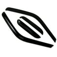 thumbnail image 1 of Outside Mount Car Window Rain Guards Compatible with Buick Rainier 2004-2007 | Tape-On | Rain Shields Window Visor Window Deflectors | Dark Smoke, 4 Pcs Set, WV-203, 1 of 5