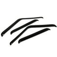 thumbnail image 1 of Outside Mount Car Window Rain Guards Compatible with Chevy C1500 Extended Cab 1988-2000 | Tape-On | Rain Shields Window Visor Window Deflectors | Dark Smoke, 4 Pcs Set, WV-066, 1 of 5