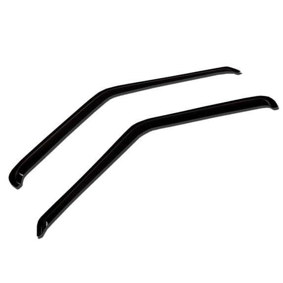 Outside Mount Car Window Rain Guards Compatible with Chrysler Sebring Coupe 2001-2006 | Tape-On | Rain Shields Window Visor Window Deflectors | Dark Smoke, 2 Pcs Set, WV-096