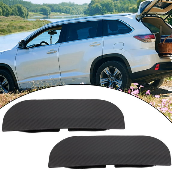 Outside Rearview Mirror Rain Eyebrow Cover Decorative Car Auto Parts 2PCS