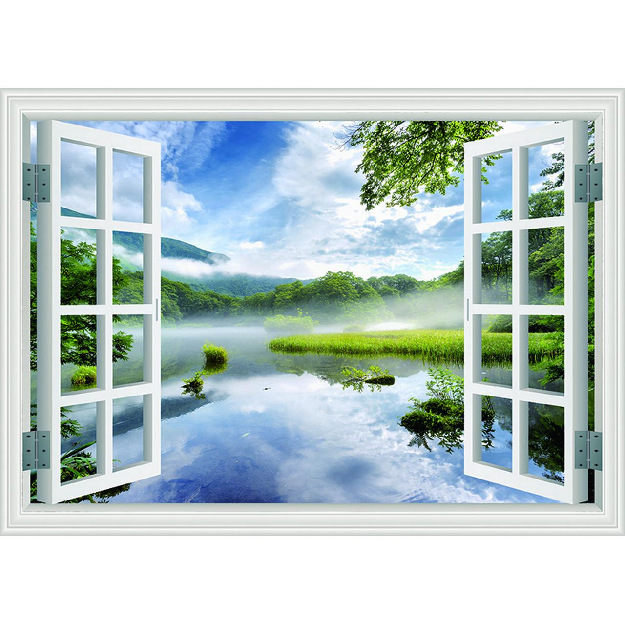 Outside Window Backdrop Outside The Window Natural Scenery Photography Background Indoor ...