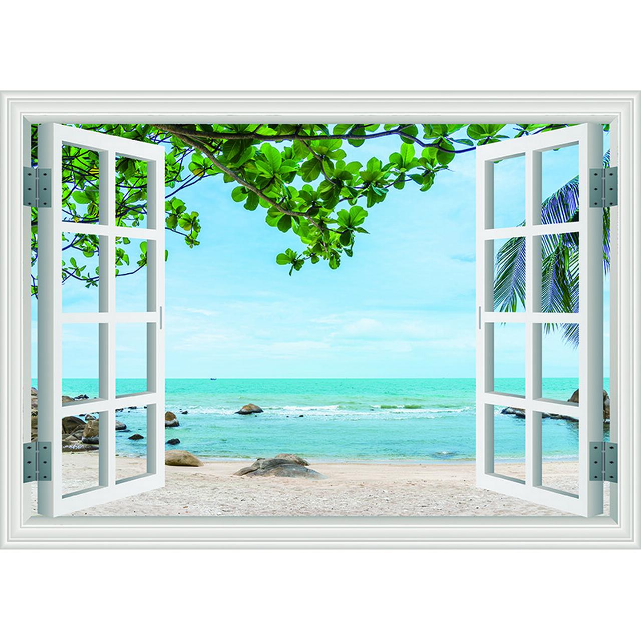 Outside Window Backdrop Outside The Window Natural Scenery Photography Background Indoor ...