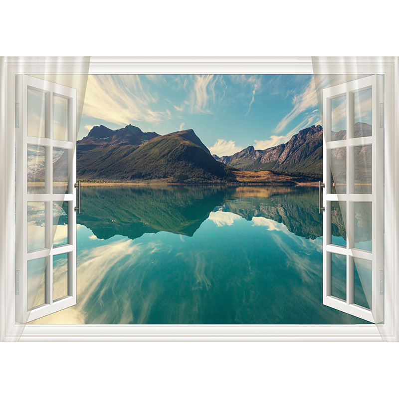 Outside Window Backdrop Outside The Window Natural Scenery Photography Background Indoor ...