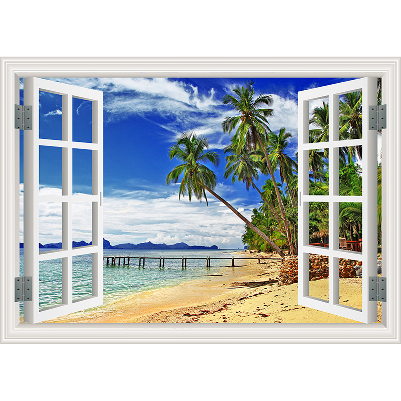 Outside Window Backdrop Outside The Window Natural Scenery Photography Background Indoor ...