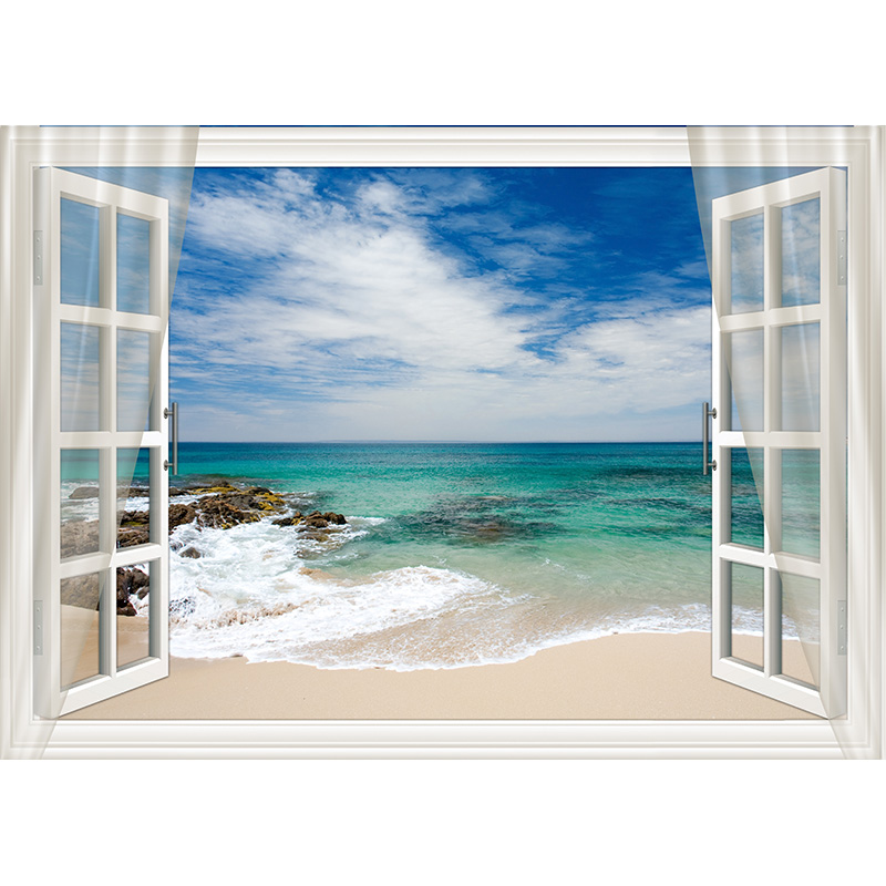 Outside Window Backdrop Outside The Window Natural Scenery Photography Background Indoor ...