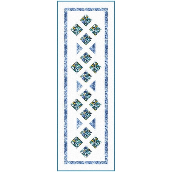 Outside the Box Table Runner Pattern 54" x18" by Phoebe Moon Designs