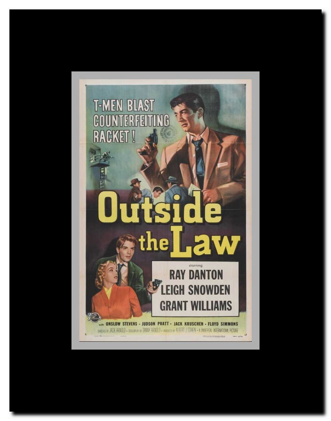 Outside the Law Framed Movie Poster