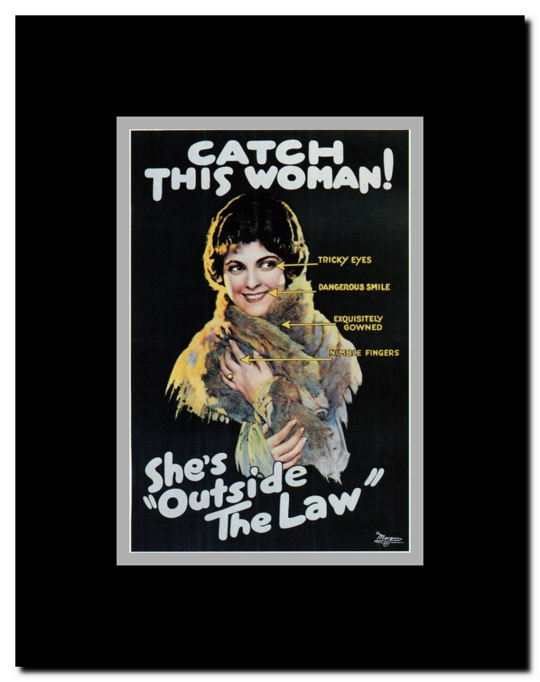 Outside the Law Framed Movie Poster