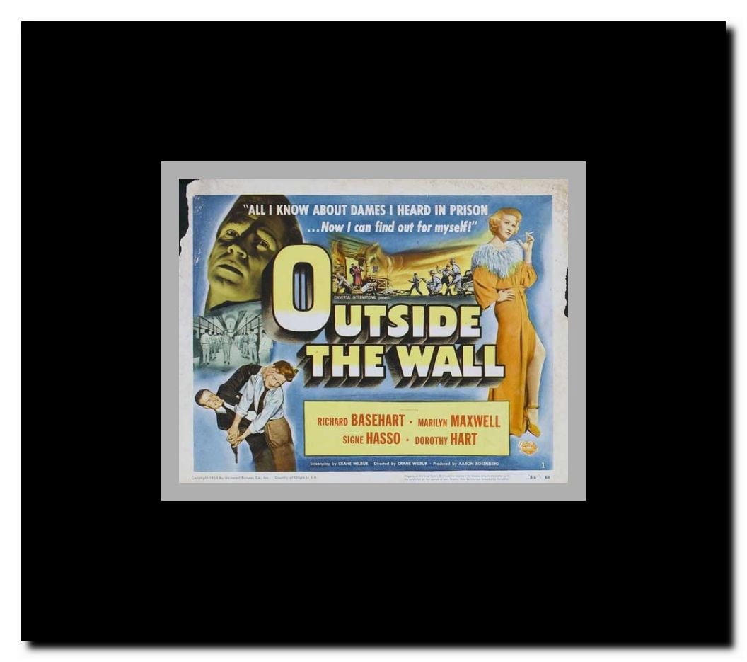 Outside the Wall Framed Movie Poster