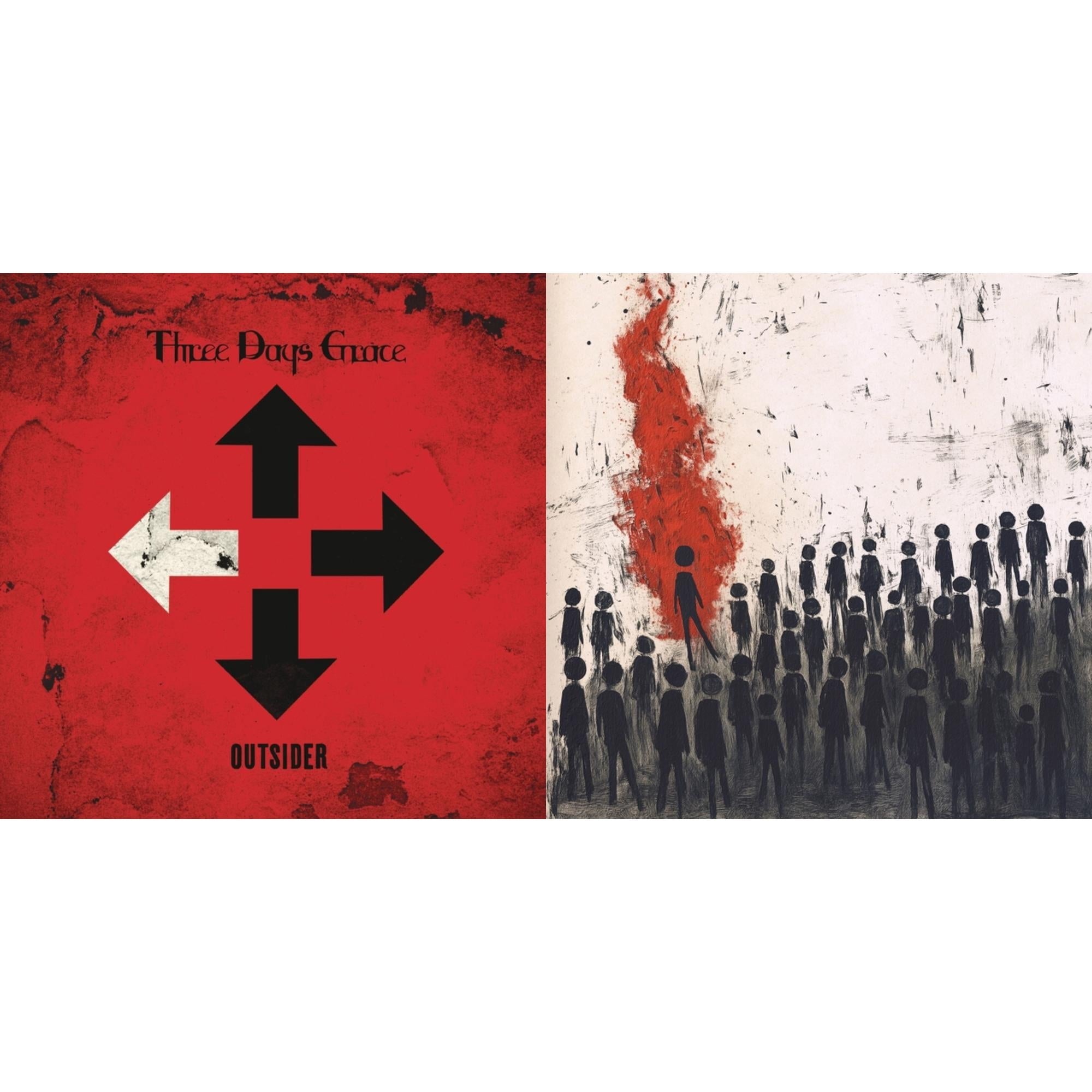 Three Days Grace Music Wall: Vinyl Records, CDs & Cassettes
