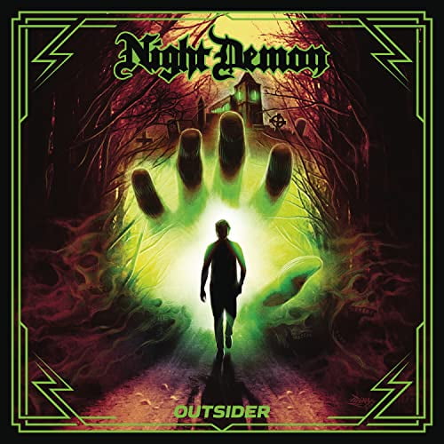 Night Demon Outsider (Vinyl Record) 12" Album Coloured Vinyl (Limited Edition)