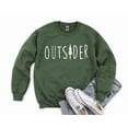 thumbnail image 1 of Outsider Sweatshirt, Hiking Gifts, Outdoor Shirts, Gifts for Men, Nature Lover Gift, Camping Sweater, Hiking Crew Shirt, Camper Crewneck SWEATSHIRT All Size S-5XL, 1 of 5