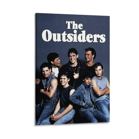 The Outsiders Classic Crime Movies Vintage Art Poster Ralph Macchio Posters Wall Art Painting Canvas Gift Living Room Prints Bedroom Decor Poster Artworks