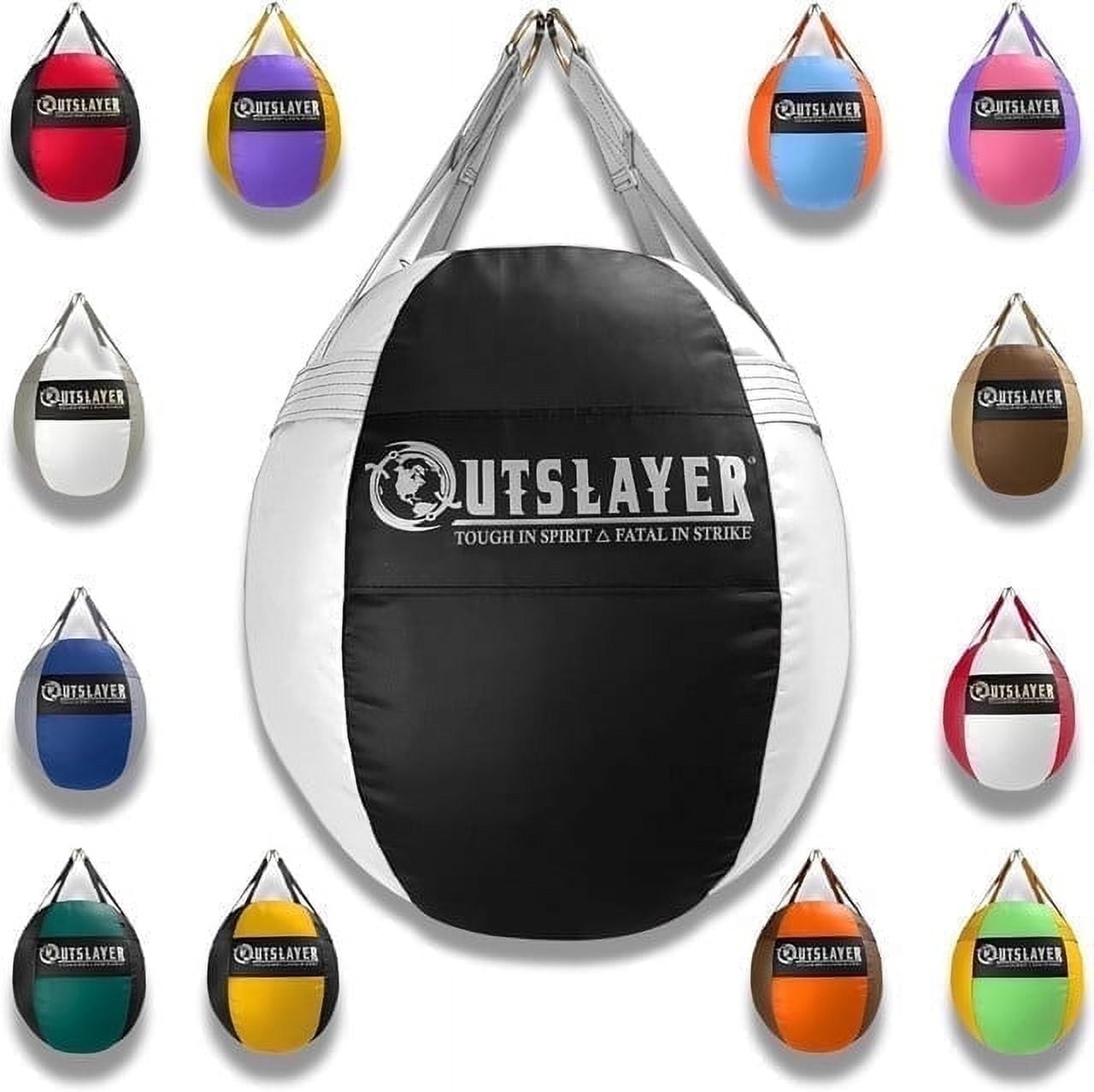 Outslayer 70lb Wrecking Ball Heavy Bag for Boxing, MMA, Muay Thai