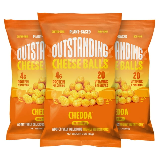 Outstanding Foods Outstanding TMA3 Cheese Balls, Chedda No