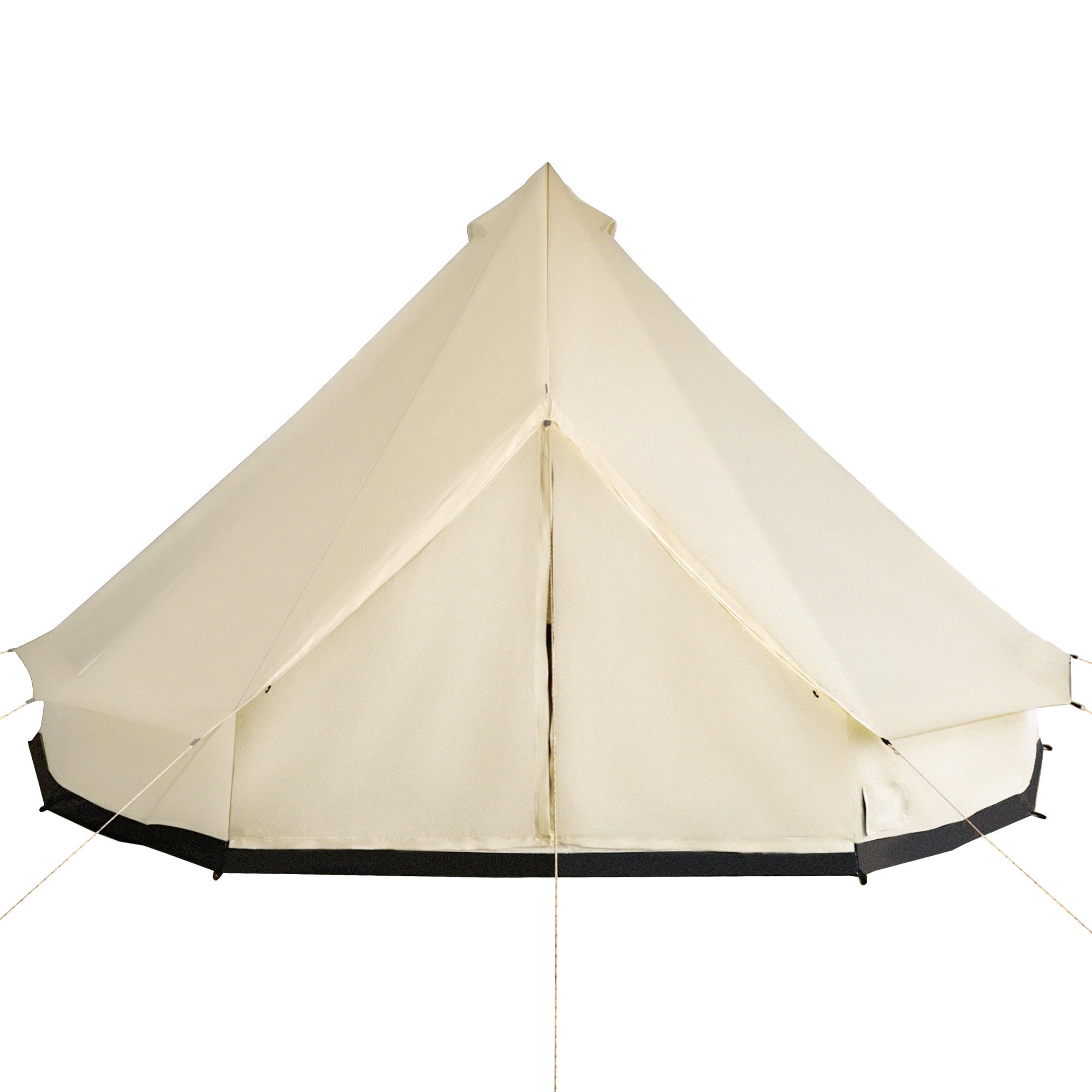 Outsunny 10-Person Yurt Tent Glamping Bell Tent with Spacious Interior, Breathable Waterproof Design, for Family Outdoor Camping, 16' x 16' x 10',