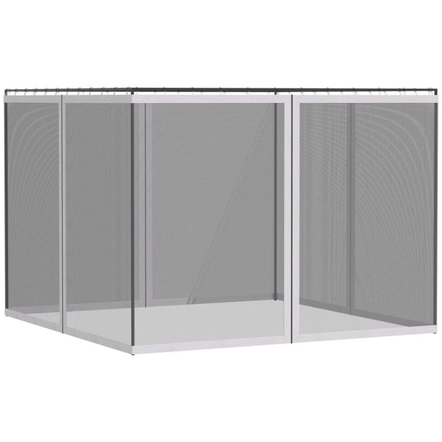 Outsunny 10' x 13' Replacement Mesh Sidewall Netting for Patio Gazebos