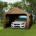 thumbnail image 1 of Outsunny 235.00 x 119.00 x 108.25 inches Tan Carport, 1 of 9