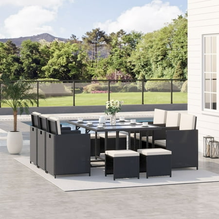 Outdoor Patio Furniture Set 11-Piece