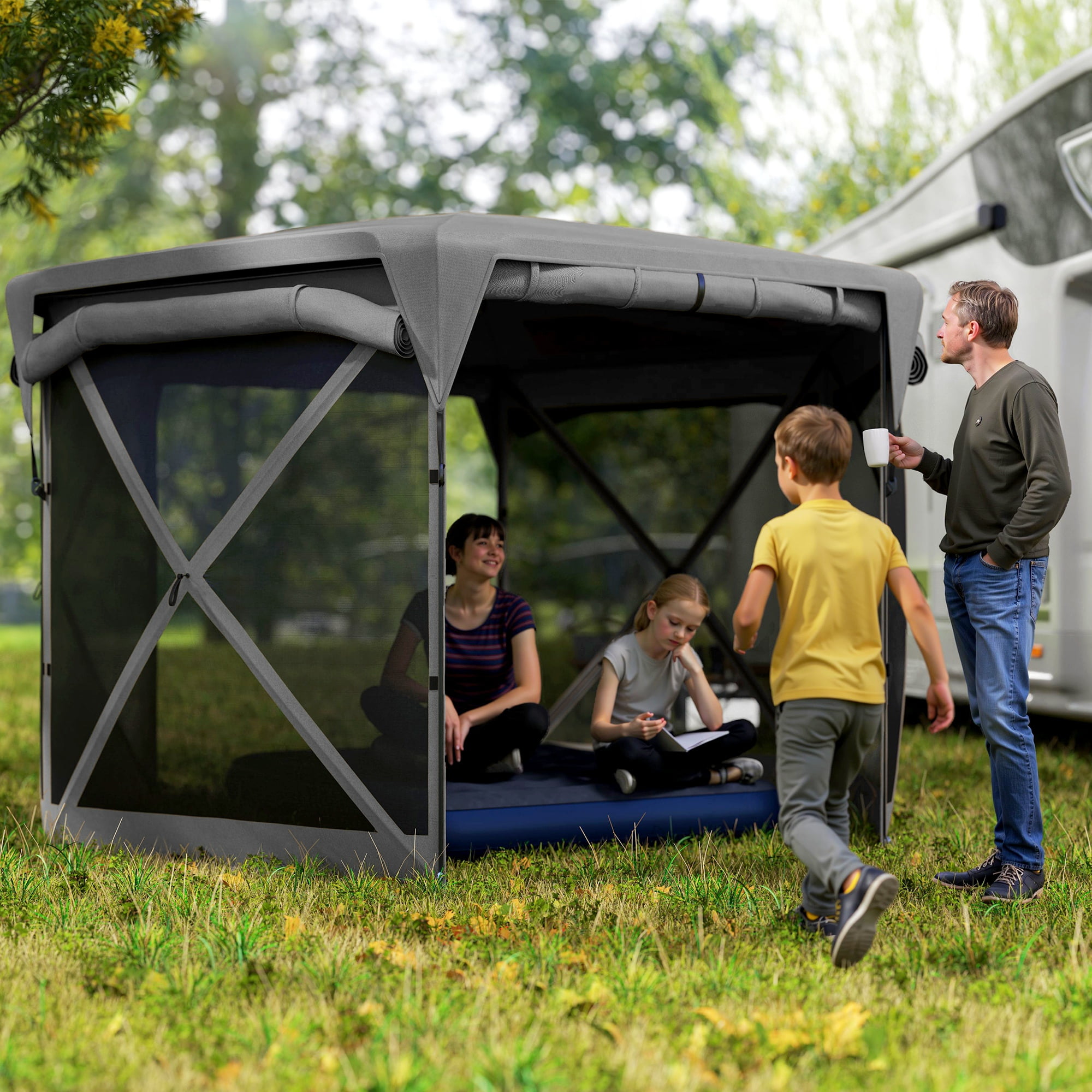 race tent easy up Wall for Canopy Pit Tents EBFD - New when assembled and are Quelle Tente ?:Single Section-Stingray/Connect park4night - (17630) Camping