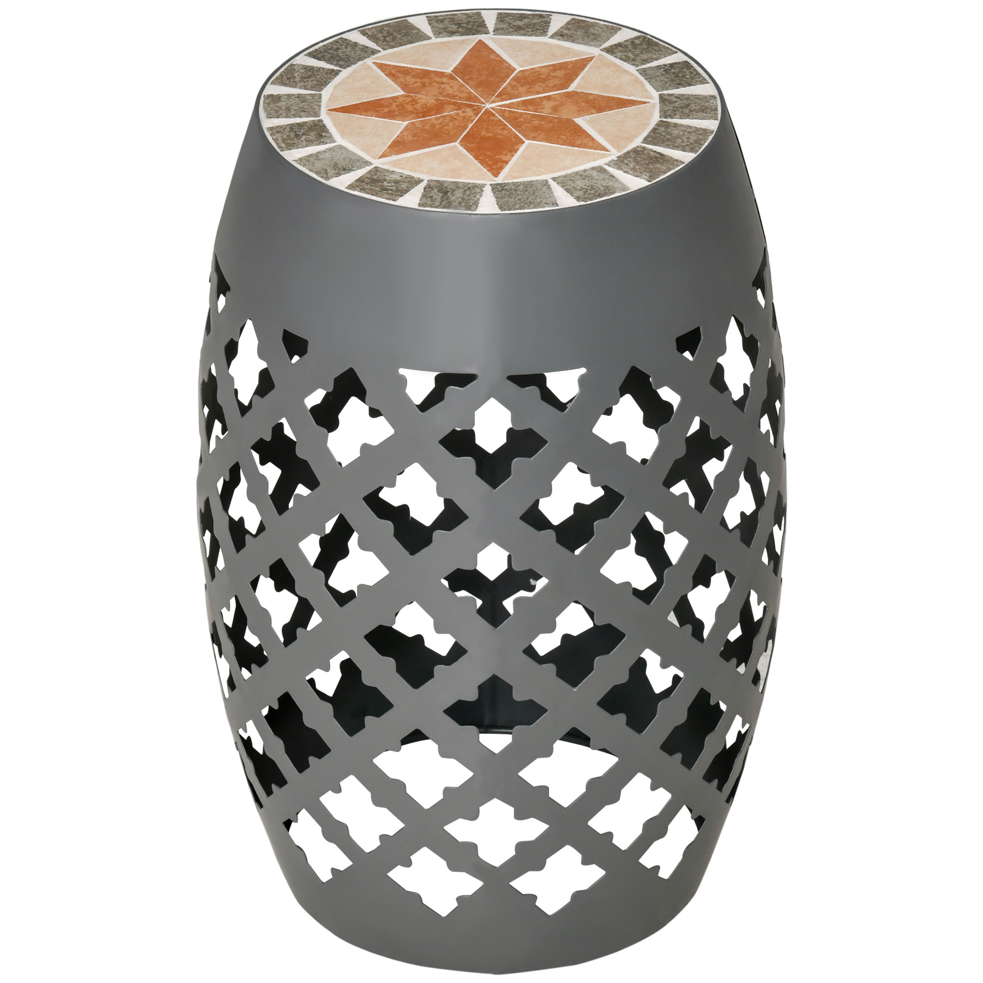 Better Homes & Gardens 17" Marina Ceramic Garden Stool, Multiple Colors ...