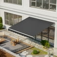 thumbnail image 1 of Outsunny 12' x 10' Electric Retractable Awning, Remote Controlled, 1 of 10