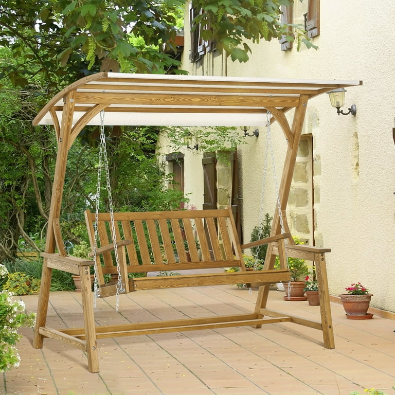 Outdoor swinging loveseat hotsell