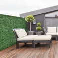 thumbnail image 1 of Outsunny 20” x 20” Boxwood Artificial Grass Wall Greenery Panel (12 Count), 1 of 9