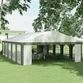 thumbnail image 1 of Outsunny 20' x 33' Heavy-duty Large Wedding Tent with Sidewalls, Gray, 1 of 10