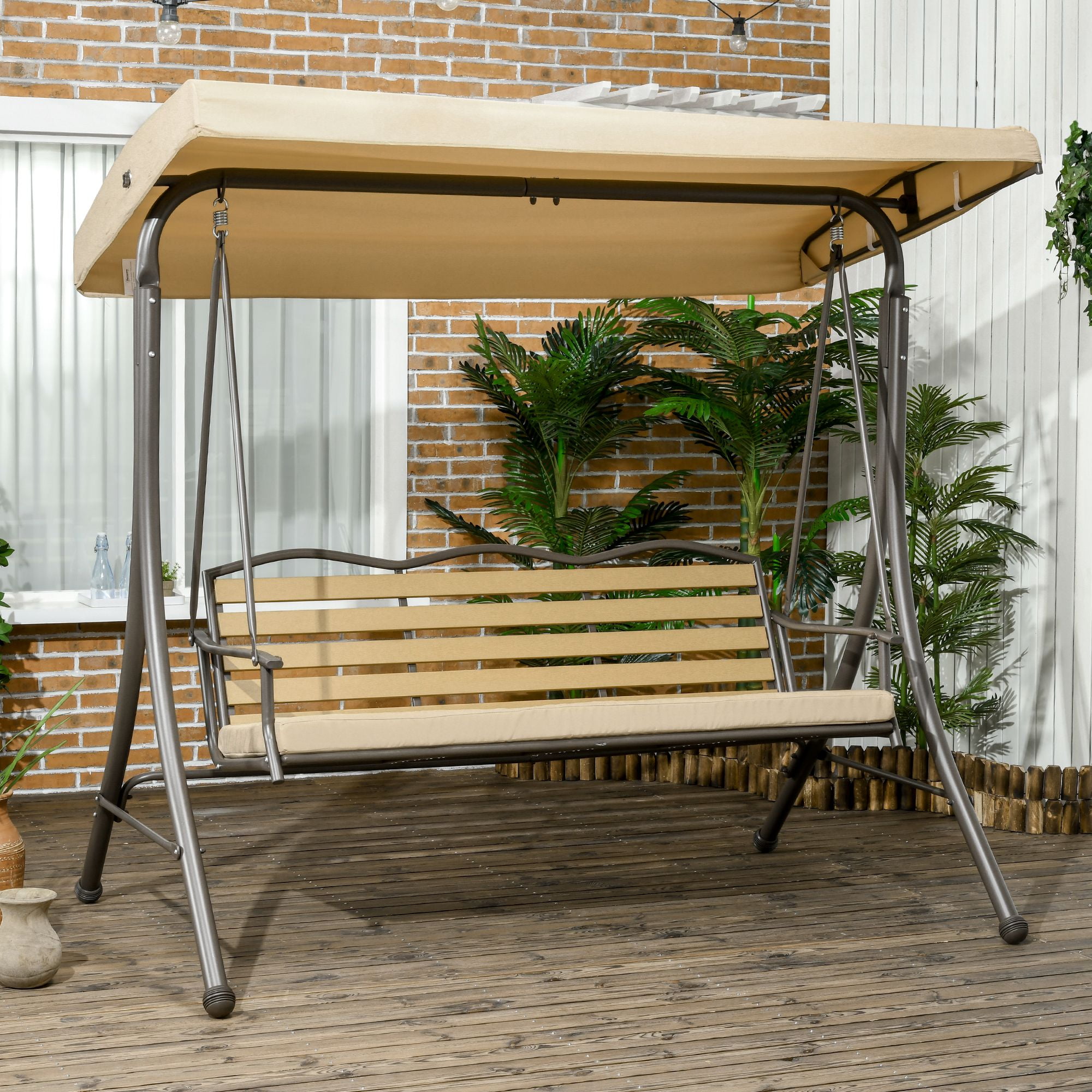 Walmart outdoor canopy swings sale