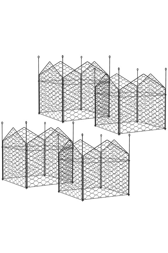 4 Pack Garden Chicken Wire Cloche, Plant Protectors from Animals