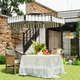 thumbnail image 1 of Outsunny 8.6FT Patio Umbrella, UPF 30+ Outdoor Market Umbrella, 2-Tier Vented Patio Table Umbrella with Crank, 8 Ribs, Push Button Tilt, Light Gray, 1 of 9