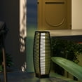 thumbnail image 1 of Outsunny Auto On/Off LED Lights Floor Lamp, Decorative Lantern Pathway Light, Gray, 1 of 9