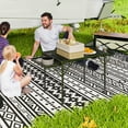 thumbnail image 1 of Outsunny Folding Grill Table, 4.5ft Portable Camping Table with 2 Wing Panels, Height Adjustable Metal Outdoor Table for Picnic, BBQ, Party, 1 of 9