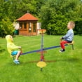 thumbnail image 1 of Outsunny Kids Seesaw Swivel Teeter Totter with 360° Spinning, 4 Seater Seesaw Outdoor Playground Equipment for Backyard, Boys and Girls Aged 3-8 Years Old, 1 of 9