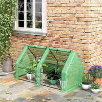 Outsunny Mini 6' x 3' x 3' Greenhouse, Portable