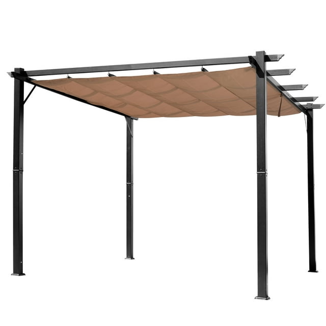 Outsunny Outdoor Pergola Gazebo Canopy Cover Backyard Sunshade ...