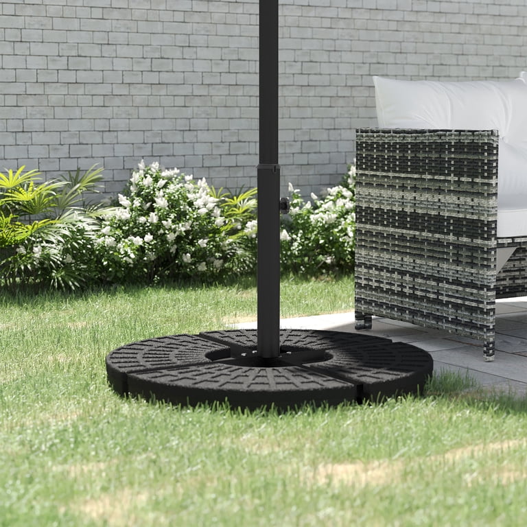 6 pc patio set with umbrella SUMMIT LIVING 6-Piece Outdoor Patio Dining Set with 10 ft Umbrella, Metal  Steel Square Table & 4 Stackable ArmChairs with Cushions, Black & Navy-blue