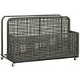 thumbnail image 1 of Outsunny Pool Float Storage with Wheels, Pool Caddy, Light Gray, 1 of 8