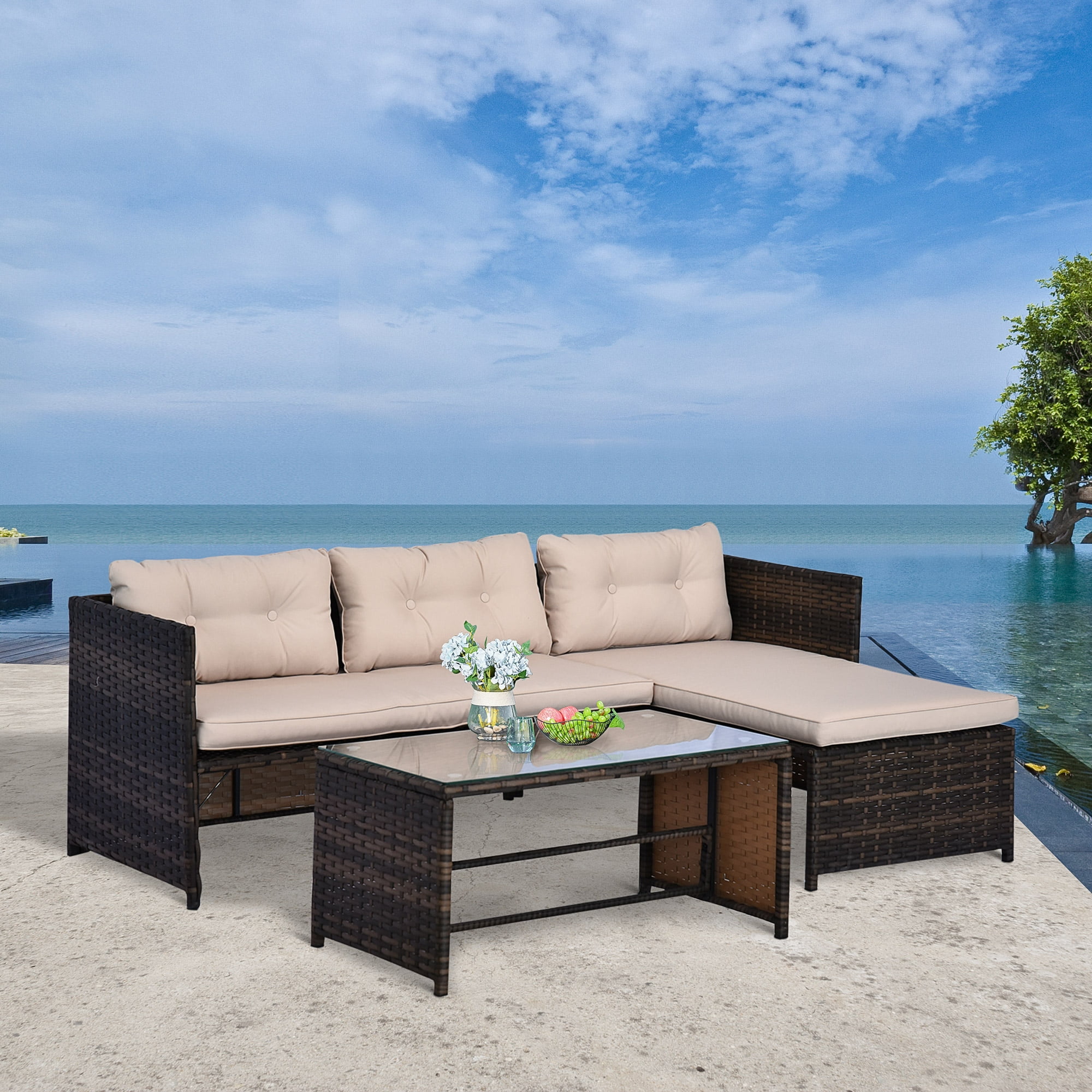 Outsunny coffee table shop