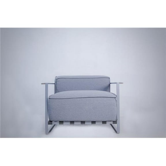 Outsy 0ASU-SSLC-GR-ED Extra Deep Seating Arm Chair, Gray