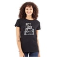 thumbnail image 1 of Outta Bed Time To Shred Funny Workout Womens Slim Fit Graphic Tee Brisco Brands M, 1 of 5