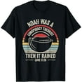 thumbnail image 1 of Outta Sight! Vintage Retro Noah Was A Conspiracy Theorist Then It Rained Unisex Adult T-Shirt, Black, Small, 1 of 8