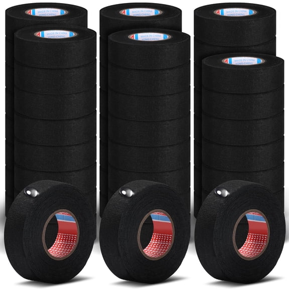 Outus Wire Harness Cloth Electrical Tesa Tape Wire Loom Harness Automotive Heat Proof Cloth Tape for Automotive Electrical Wrap Protection Insulation Cable Fixed(50 Roll,3/4 Inch x 49.2 FT)