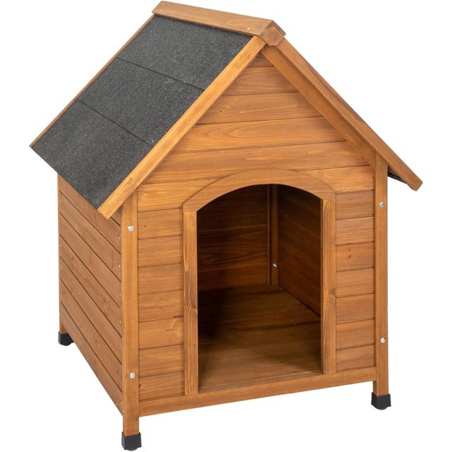 Outvita Dog House, Wooden Pet House for Medium Dogs, Indoor Outdoor
