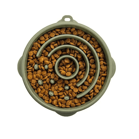 Outward Hound Fun Feeder Dog Bowl - Circle