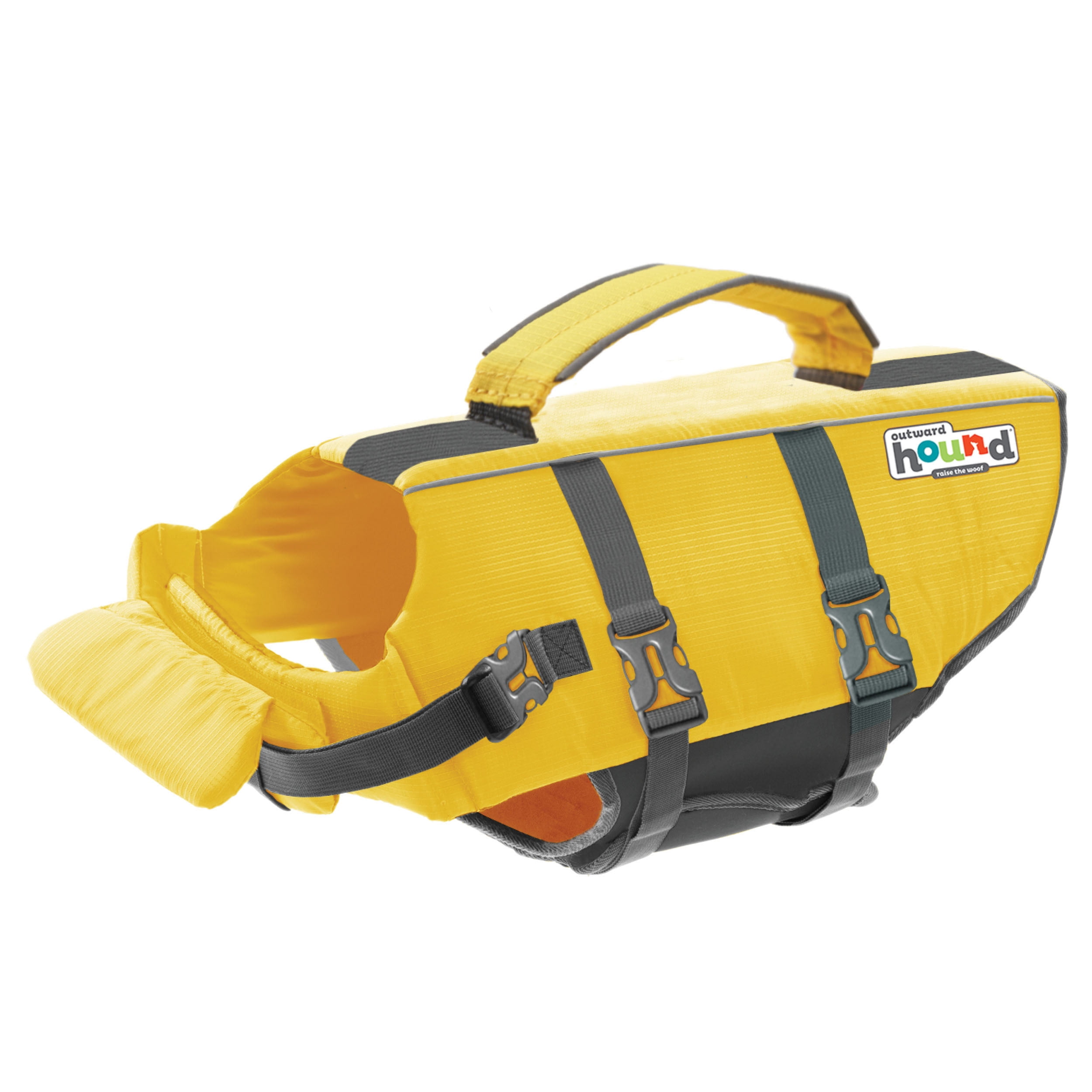 Outward Hound Granby Splash Dog Life Jacket, Yellow, XS