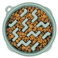 thumbnail image 1 of Outward Hound Medium Slow Feeder Bowl, Puzzle Maze for Fast Eaters, Small to Medium Dogs, Helps Prevent Bloat & Aid Digestion, Holds 2 Cups Wet or Dry Food, Non-Slip, Made Without BPA, Sage, 1 of 6